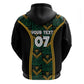 Afro-Jamaica Custom Zip Hoodie Reggae Boyz Ethnic Motifs
