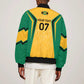 Afro-Jamaica Custom Bomber Jacket Golden Ethnic Motifs