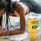 Afro-Jamaica Custom Tumbler With Handle Golden Ethnic Motifs
