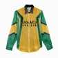 Afro-Jamaica Custom Women Casual Shirt Golden Ethnic Motifs LT7