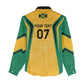 Afro-Jamaica Custom Women Casual Shirt Golden Ethnic Motifs LT7