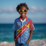 DR Congo 2026 Kopo ya Mokili Custom Kid Hawaiian Shirt Leopards Making History