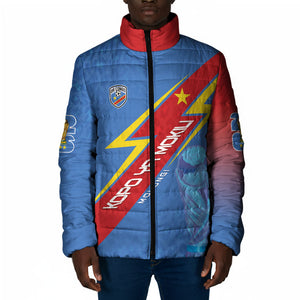 DR Congo 2026 Kopo ya Mokili Custom Padded Jacket Leopards Making History
