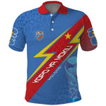 DR Congo 2026 Kopo ya Mokili Custom Polo Shirt Leopards Making History