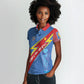 DR Congo 2026 Kopo ya Mokili Custom Women Polo Shirt Leopards Making History