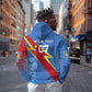 DR Congo 2026 Kopo ya Mokili Custom Zip Hoodie Leopards Making History