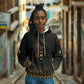 Ghana Black Star Custom Hoodie Gold Ananse Spiderweb Inspired