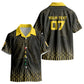 Ghana Black Star Custom Kid Hawaiian Shirt Gold Ananse Spiderweb Inspired LT7