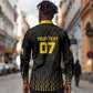 Ghana Black Star Custom Long Sleeve Button Shirt Gold Ananse Spiderweb Inspired