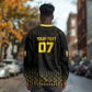Ghana Black Star Custom Long Sleeve Shirt Gold Ananse Spiderweb Inspired