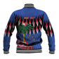 Haiti Afro Christmas Personalized Baseball Jacket Festive Vibes