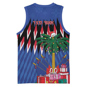 Haiti Afro Christmas Personalized Basketball Jersey Festive Vibes - African Pride