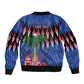 Haiti Afro Christmas Personalized Bomber Jacket Festive Vibes