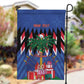 Haiti Afro Christmas Personalized Garden Flag Festive Vibes