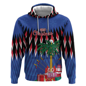 Haiti Afro Christmas Personalized Hoodie Festive Vibes