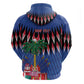 Haiti Afro Christmas Personalized Hoodie Festive Vibes