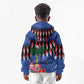 Haiti Afro Christmas Personalized Kid Hoodie Festive Vibes