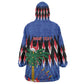 Haiti Afro Christmas Personalized Kid Wearable Blanket Hoodie Festive Vibes