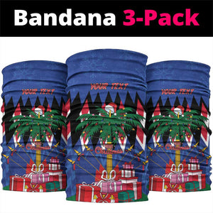 Haiti Afro Christmas Personalized Neck Gaiter Festive Vibes LT7