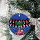Haiti Afro Christmas Ceramic Ornament Festive Vibes LT7