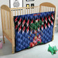 Haiti Afro Christmas Personalized Quilt Festive Vibes