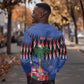Haiti Afro Christmas Personalized Sweatshirt Festive Vibes