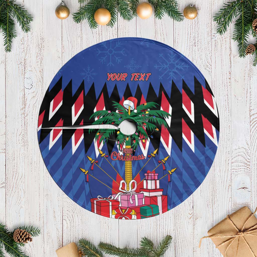 Haiti Afro Christmas Tree Skirt Festive Vibes