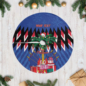 Haiti Afro Christmas Tree Skirt Festive Vibes