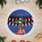Haiti Afro Christmas Tree Skirt Festive Vibes