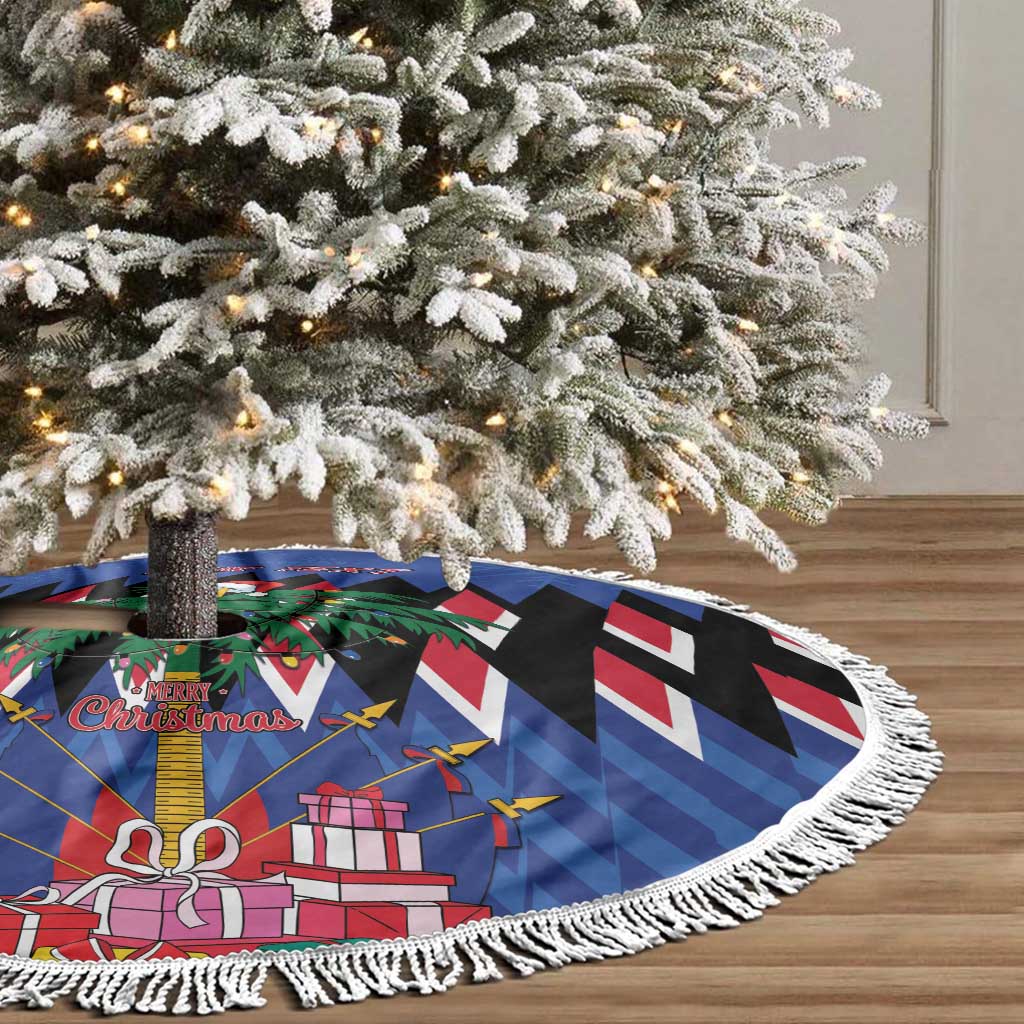 Haiti Afro Christmas Tree Skirt Festive Vibes