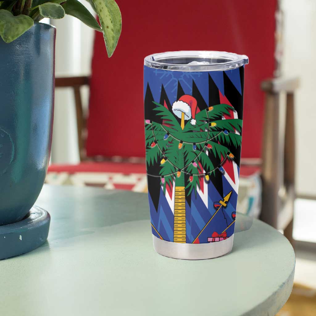 Haiti Afro Christmas Tumbler Cup Festive Vibes