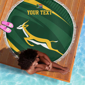 Personalized South Africa Bokke Beach Blanket Minimalism Style