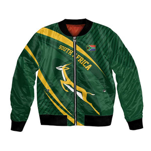 Personalized South Africa Bokke Bomber Jacket Minimalism Style