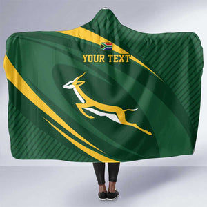 Personalized South Africa Bokke Hooded Blanket Minimalism Style