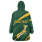 Personalized South Africa Bokke Kid Wearable Blanket Hoodie Minimalism Style