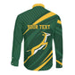 Personalized South Africa Bokke Long Sleeve Button Shirt Minimalism Style