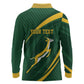 Personalized South Africa Bokke Long Sleeve Polo Shirt Minimalism Style