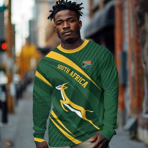 Personalized South Africa Bokke Long Sleeve Shirt Minimalism Style