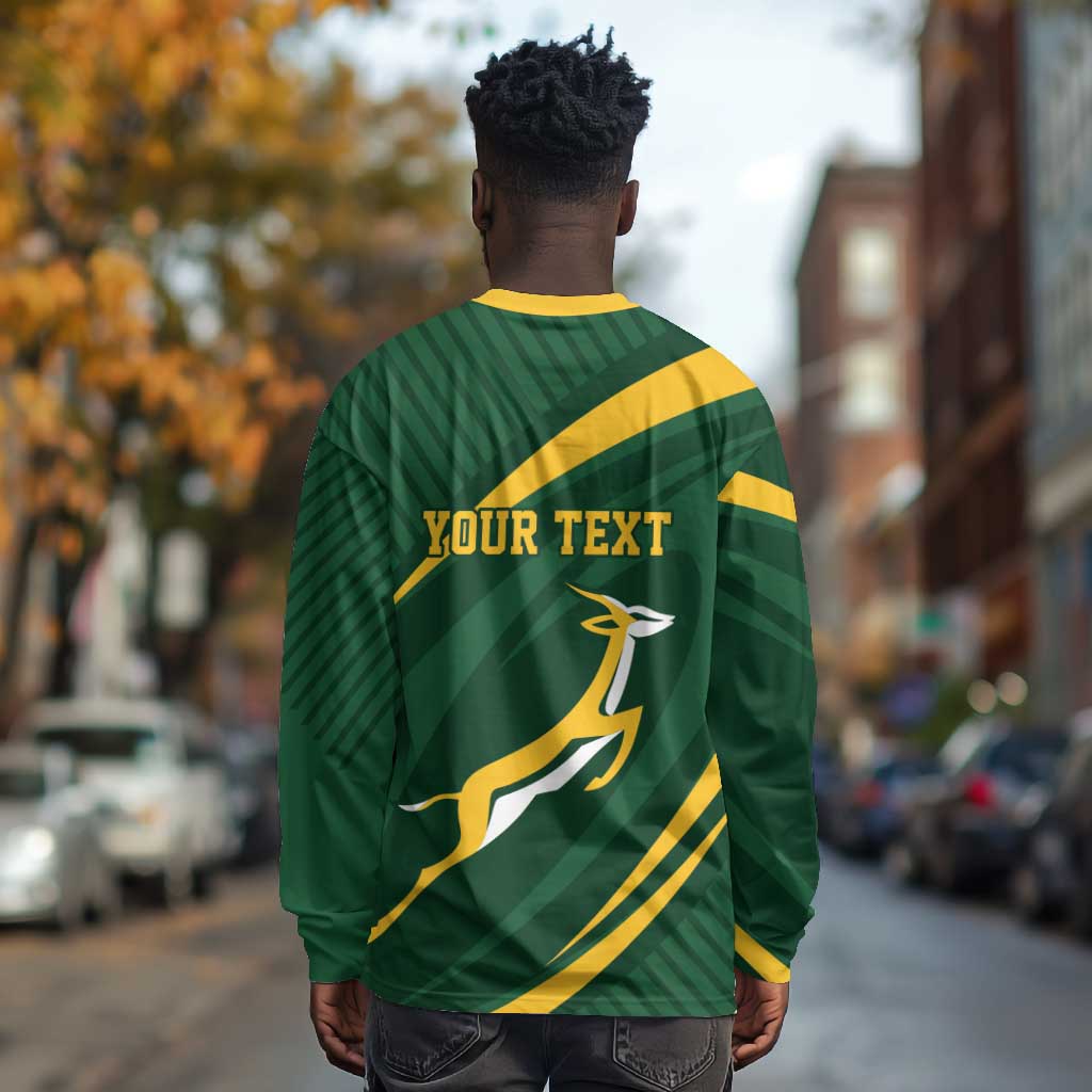 Personalized South Africa Bokke Long Sleeve Shirt Minimalism Style