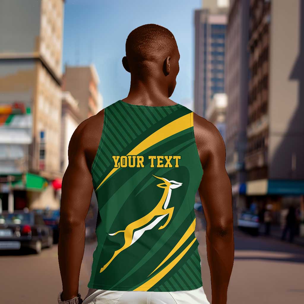 Personalized South Africa Bokke Men Tank Top Minimalism Style