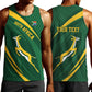 Personalized South Africa Bokke Men Tank Top Minimalism Style