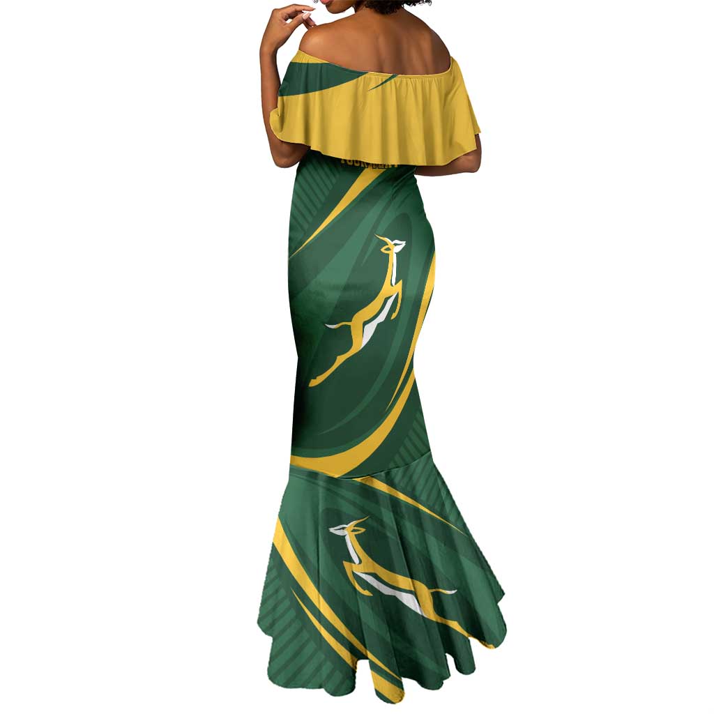 Personalized South Africa Bokke Mermaid Dress Minimalism Style