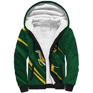 Personalized South Africa Bokke Sherpa Hoodie Minimalism Style