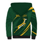 Personalized South Africa Bokke Sherpa Hoodie Minimalism Style