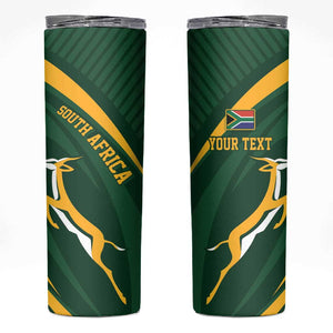 Personalized South Africa Bokke Skinny Tumbler Minimalism Style