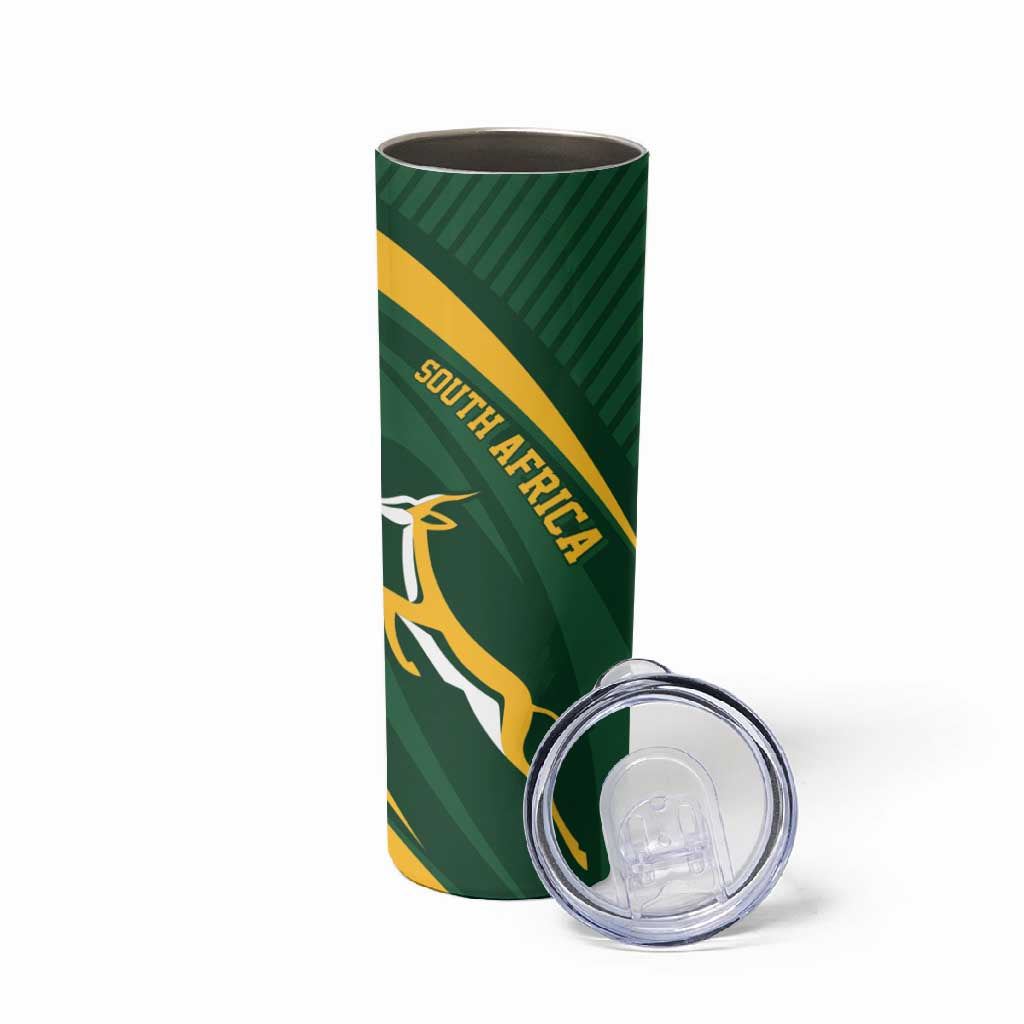 Personalized South Africa Bokke Skinny Tumbler Minimalism Style