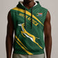 Personalized South Africa Bokke Sleeveless Hoodie Minimalism Style - African Pride