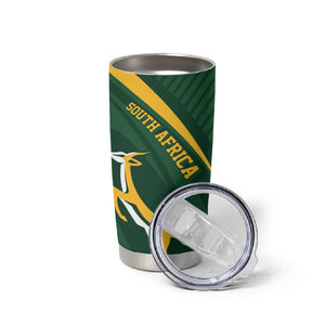 Personalized South Africa Bokke Tumbler Cup Minimalism Style