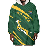 Personalized South Africa Bokke Wearable Blanket Hoodie Minimalism Style