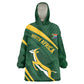 Personalized South Africa Bokke Wearable Blanket Hoodie Minimalism Style